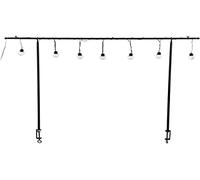 MICA DECORATIONS 83463 Outdoor Table Mount with 10 Lamps White Light