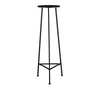 MICA Decorations Adine Table de Plantes - H120 x Ø35 cm - Métal - Noir