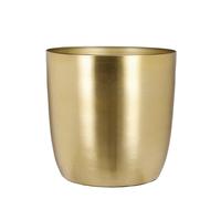 Mica Decorations Alano Cache-pot - H24 x Ø25 cm - Métal - Doré