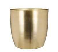 Mica Decorations Alano Cache-pot - H27 x Ø28 cm - Métal - Doré