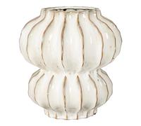 Mica Decorations Altea Vase - H35 x Ø33 cm - Céramique - Blanc cassé