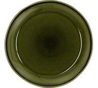 Mica Decorations Assiette plate Rhea - Ø28 cm - Céramique - Couleur verte