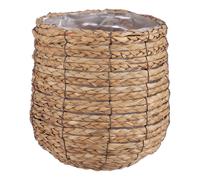 Mica Decorations Avalon Panier à plantes - H26 x Ø26 cm - Jonc de Mer - Marron C