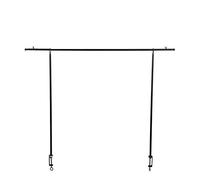 BOTANIC®-Barre de suspension en métal noir pour décoration de table 250x110 cm
