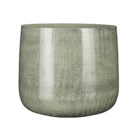 Cache-Pot En Métal Gris Clair D32 Gris