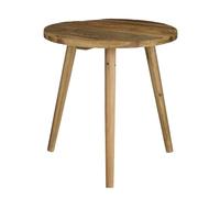 MICA Decorations Bold Table d'appoint - H43 x Ø40 cm - Bois recyclé - Marron