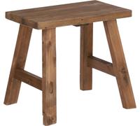 Mica Decorations Bold Tabouret en bois - L38 x l29 x H34 cm - Bois recyclé - Marron