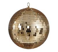 Mica Decorations Boule à facettes de Noël - D25 cm Champagne