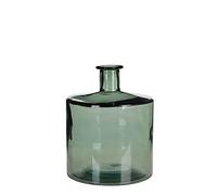 MICA Decorations Bouteille en Verre recyclé Guan - H 26 x Ø 21 cm - Vert
