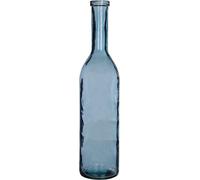 Mica Decorations Bouteille en verre Rioja - H100 x Ø21 cm - Verre recyclé - Bleu clair