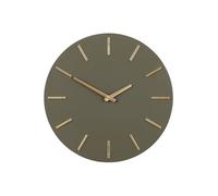 MICA Decorations Brixen Horloge Murale - Ø36 cm - Vert foncé