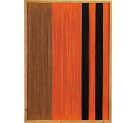 Mica Decorations Décoration murale Kuba - 50x3x70 cm - Coton - Orange