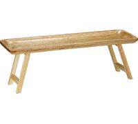 Mica Decorations Duko Plateau - L50 x l15 x H17 cm - Bois de manguier - Marron foncé