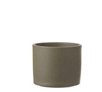 Mica Décorations Emballage en céramique PALU motif points 17 cm, vert
