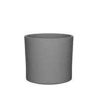 MICA Decorations Era Pot Rond Gris Mat 21,5 x 23 cm