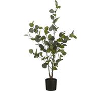 MICA Decorations Eucalyptus Plante Artificielle dans Un Pot de Fleurs Vert 95 x 55 cm
