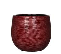 MICA Decorations Gabriel Pot de Fleurs Bordeaux 25 x 29 cm