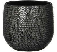 Mica Decorations Gabriel Pot de fleurs - H20 x Ø25 cm - Céramique - Gris