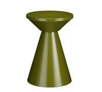 MICA Decorations Jim Table d'Appoint Verte au Design Moderne - Table Ronde en Fer pour Salon ou Chambre - Meuble d'Appoint Compact pour Plantes et Accessoires - H45 x Ø30,5 cm - Vert
