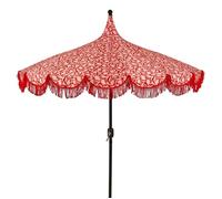 Mica Decorations Kelly Parasol avec Sac 238 x Ø235 cm Rouge