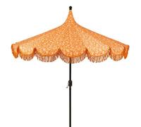 Mica Decorations Kelly Parasol Avec Sac De Transport - Protection Solaire 238 X Ø235 Cm - Parasol Plage Jardin Ou Balcon - Polyester, Acier - Orange Orange