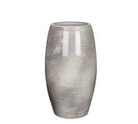 MICA Decorations Lester Vase en Terre Cuite Gris Clair 50 x 30 cm