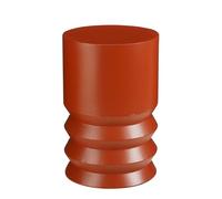 MICA Decorations Mart Table d'appoint Ronde - Table d'appoint - Table Basse - Table de Salon - Peut également Servir d'étagère à Plantes ou de Plantes - Métal - 46 x 30 cm - Rouge