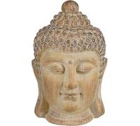 Mica Decorations Objet décoratif Buddha - 20x20x30 cm - Polyrésine - Taupe