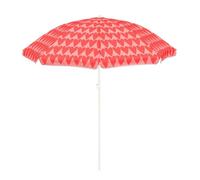 Mica Decorations Parasol coeur rose - h180xd160cm