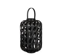 Mica Decorations Photophore Helios - H49 x Ø31 cm - Polyester recyclé - Noir