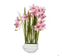 Mica Decorations Plante décorative Cymbidium Polyester Orchidée 81 x 49 x 40 cm Artificielle