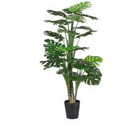 Mica Decorations Plante artificielle Monstera - 80x80x160 cm - Polyester - Vert