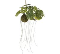 Mica Decorations Plante artificielle Monstera Hanging - 93x66x43 cm - Mousse - Vert