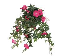 Mica Decorations Plante artificielle pétunia - H25 cm - Rose foncé