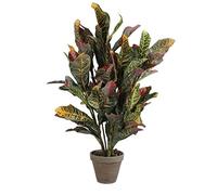 MICA Decorations Plante décorative Croton Vert PVC (73 x 40 cm)