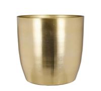 Mica Decorations Alano Pot de fleurs - 28x28x26.9 cm - Fer - Or