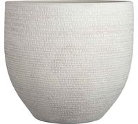 Mica Decorations Pot de fleurs Carrie - 39x39x36 cm - Terracotta - Gris