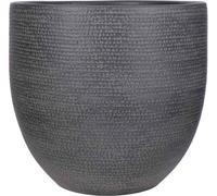 Mica Decorations Pot de fleurs Carrie - 39x39x36 cm - Terracotta - Noir
