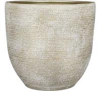 Mica Decorations Pot de fleurs Carrie - 39x39x36 cm - Terracotta - Or