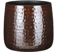 Mica Decorations Pot de fleurs Floyd - 28x28x23 cm - Céramique - Marron