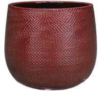 Mica Decorations Pot de fleurs Gabriel - 21x21x19 cm - Céramique - Rouge