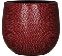 Mica Decorations Pot de fleurs Gabriel - 29x29x25 cm - Céramique - Rouge