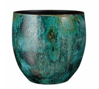 Mica Decorations Pot de fleurs Loren - 34x34x34 cm - Terracotta - Bleu