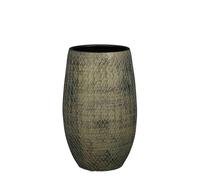 Mica Decorations Pot de Fleurs Madeira - 30x30x50 cm - Terracotta - Vert