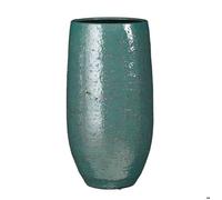 Mica Decorations Pot de fleurs Nicolas - 23x23x45 cm - Céramique - Pétrole