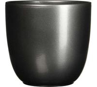 Mica Decorations Pot de fleurs Tusca - 19x19x18 cm - Céramique - Anthracite