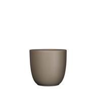 Mica Decorations Pot de fleurs Tusca - 19x19x18 cm - Céramique - Taupe