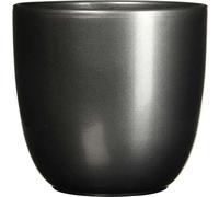 Mica Decorations Pot de fleurs Tusca - 22x22x20 cm - Céramique - Anthracite