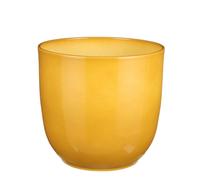 Mica Decorations Pot de fleurs Tusca - 25x25x23 cm - Céramique - Jaune