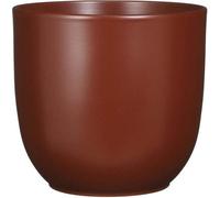 Mica Decorations Pot de fleurs Tusca - 25x25x23 cm - Céramique - Marron foncé